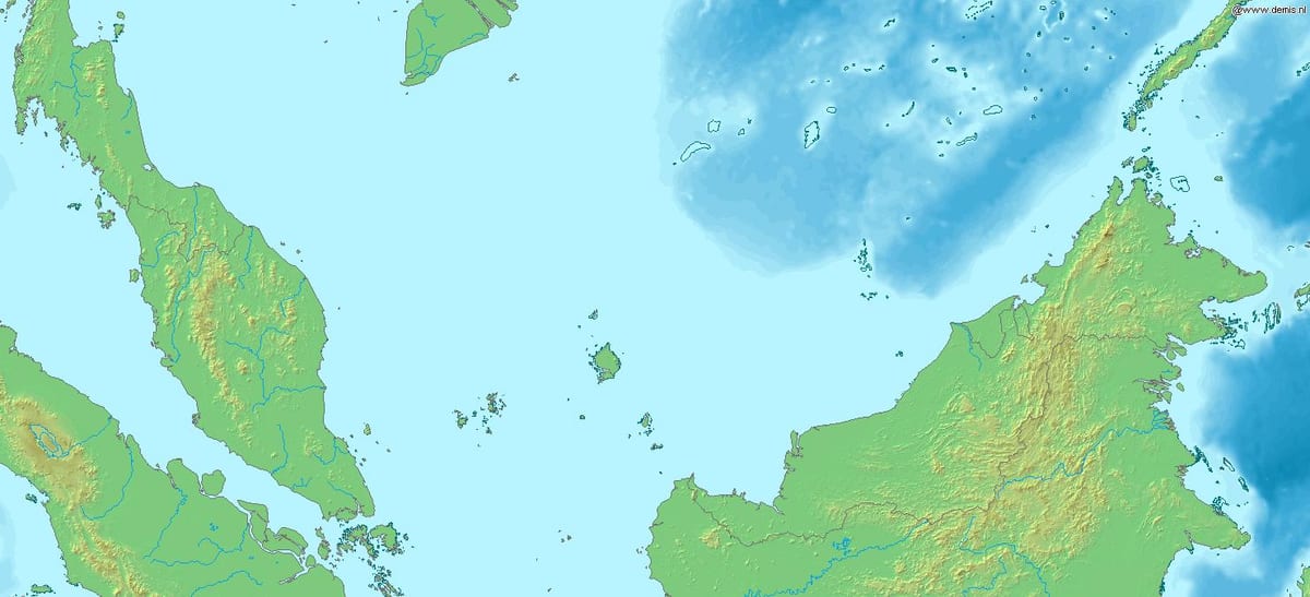 карта Малайзії 3д