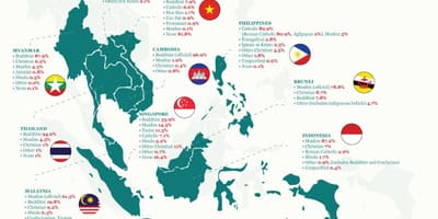 Карта Малайзії релігія