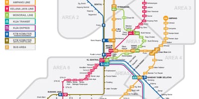Lrt карта Малайзії 2016